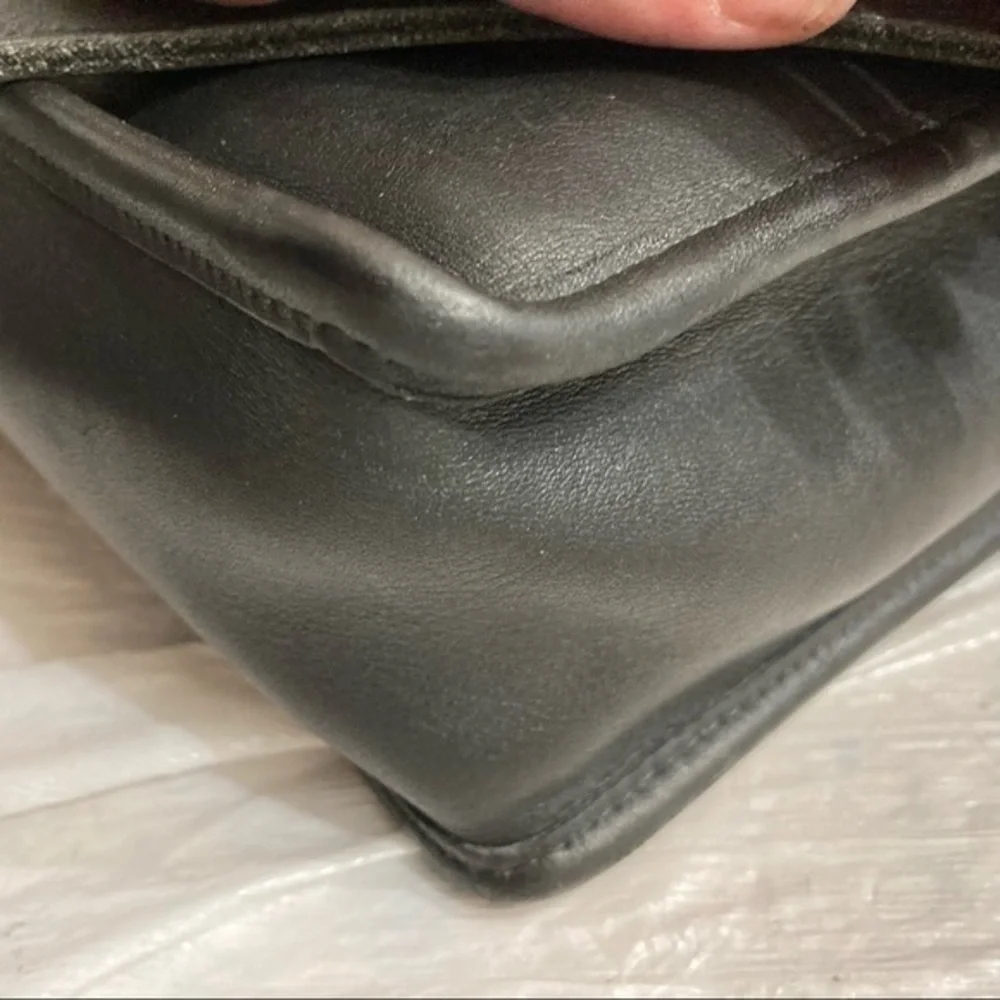 Coach black leather vintage Willis bag 1999 Costa Rica